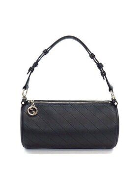 Gucci Shoulder Bag Blondie Small Aacpy Leather Cotton Silver